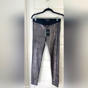 David Lerner Barlow Lizard Legging Size L New